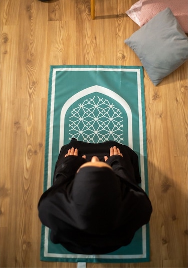 Baha Portatif Cep Seccade,Seyahat Namazlığı, Katlanabilir Seccade