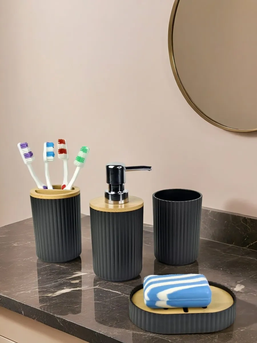 Conflate Banyo Seti 4 Parçalı 208673207 Siyah