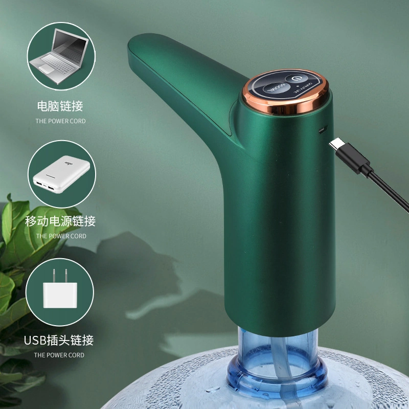 Geeksen Dasen Hzy-c014 Koyu Gri Akıllı Miktarlı Elektrikli Su Pompası - Büyük Kova Su İçin Dokunmatik Dağıtıcı