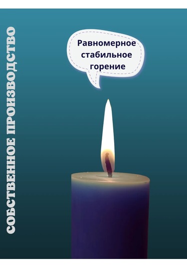 Kandlefo 6'lı Mavi Çay Mumları 330976967 Açık Mavi