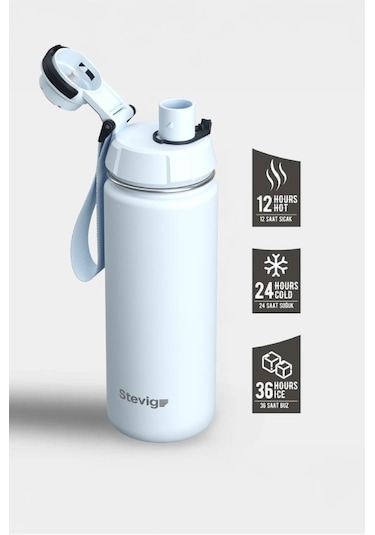 Stevig 1 Hand Leak-proof Sızdırmaz Çelik Termos 500 Ml Ice Melt St-223