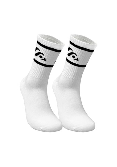Skadi Mons Logo Tennis 2 Pack Unisex Beyaz Çorap 1605030523-100 Beyaz