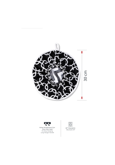 Şık Ve Pratik Demlematik: Pilav Demleme Örtüsü , Tencere Kapağı Bonesisiyah Zincir