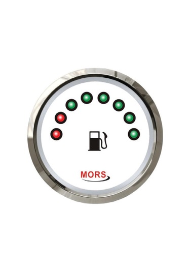Mors Dijital Yakıt Göstergesi 12-24 Volt Beyaz