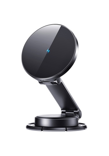 Joyroom Jr-zs408 Metal Araba Manyetik Kablosuz Şarj Tutucu Siyah