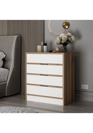 Elina Şifonyer 4ç - Dore/beyaz