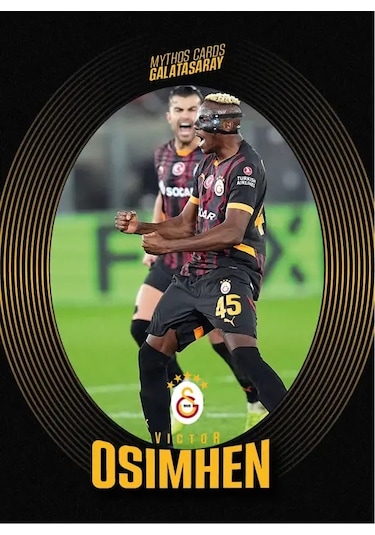 Galatasaray Victor Osimhen Exclusive: Vo9 Tam Set Koleksiyon Kartları - Kutu