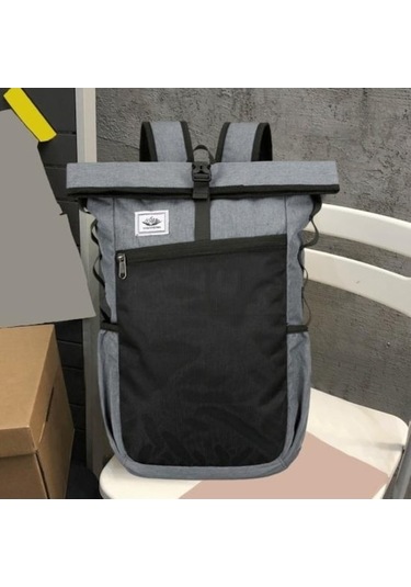 Dancemonkey Yastıkl Su Sırt Sırt Oxford Kumaş Koyu Katlanabilir Kapasiteli Gri Genç Geçirmez Erkek Çantası Çantası Ayarlanabilir Açık 56966435 Kc Koyu Gri