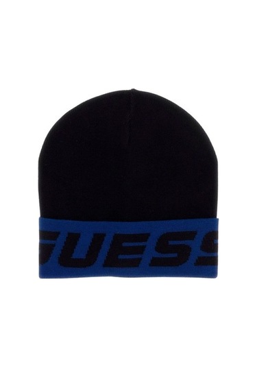 Guess Am9582pol01 Vezzola Erkek Bere Siyah-mavi