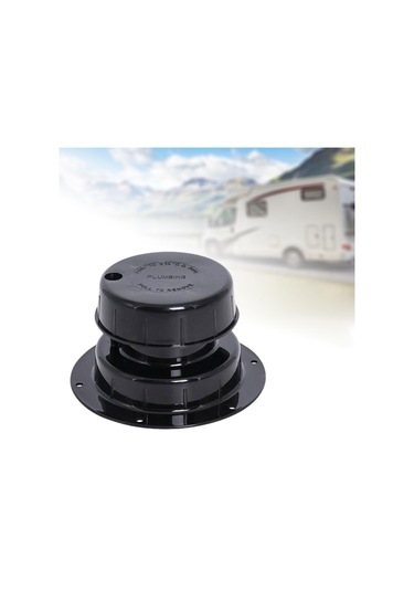 Suntek Genel Rv Kanal Havalandırma Kapağı Karavan Siyah