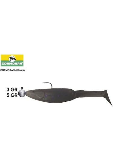 Cormoran K-Don Jumper S11 7.5 Cm Patlıcan Moru Jighead Silikon Ye