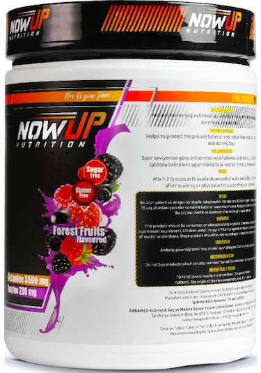 Nowup Nutrition Glutamine / Forest Fruits 360 G