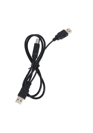 Nayomiglow Çift Usb 2.0 Erkek - Standart B Erkek Y Kablosu 80 Cm Yazıcı, Tarayıcı Ve Harici Sabit Disk Sürücüsü İçin