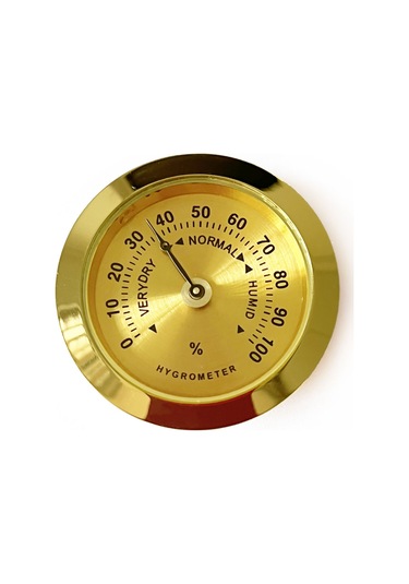Analog Higrometre Nem Ölçer Humidor Puro Kutusu için Metal Çerçev N11.1837