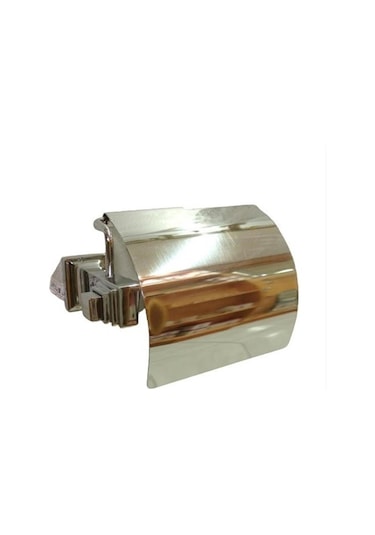 System Kubic Kapaklı Tuvalet Kağıtlığı Cr Krom