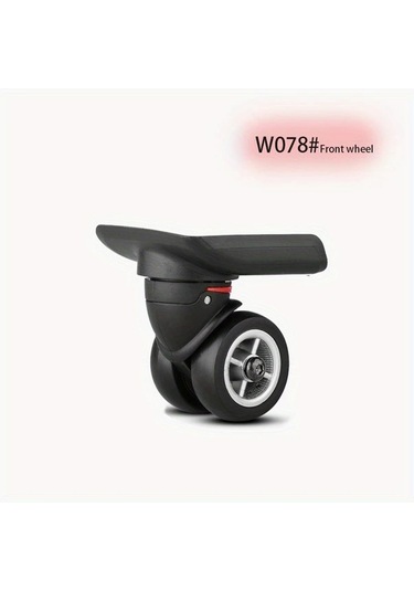 Topnotch Siyah 2'li Valiz Tekerleği - Dayanıklı, Kolay Monte, Pürüzsüz Dönen Valiz Rulmanı Siyah