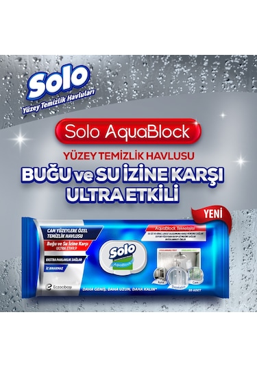 Aquablock Yüzey Temizlik Havlusu 12'li 360 Yaprak Tekli