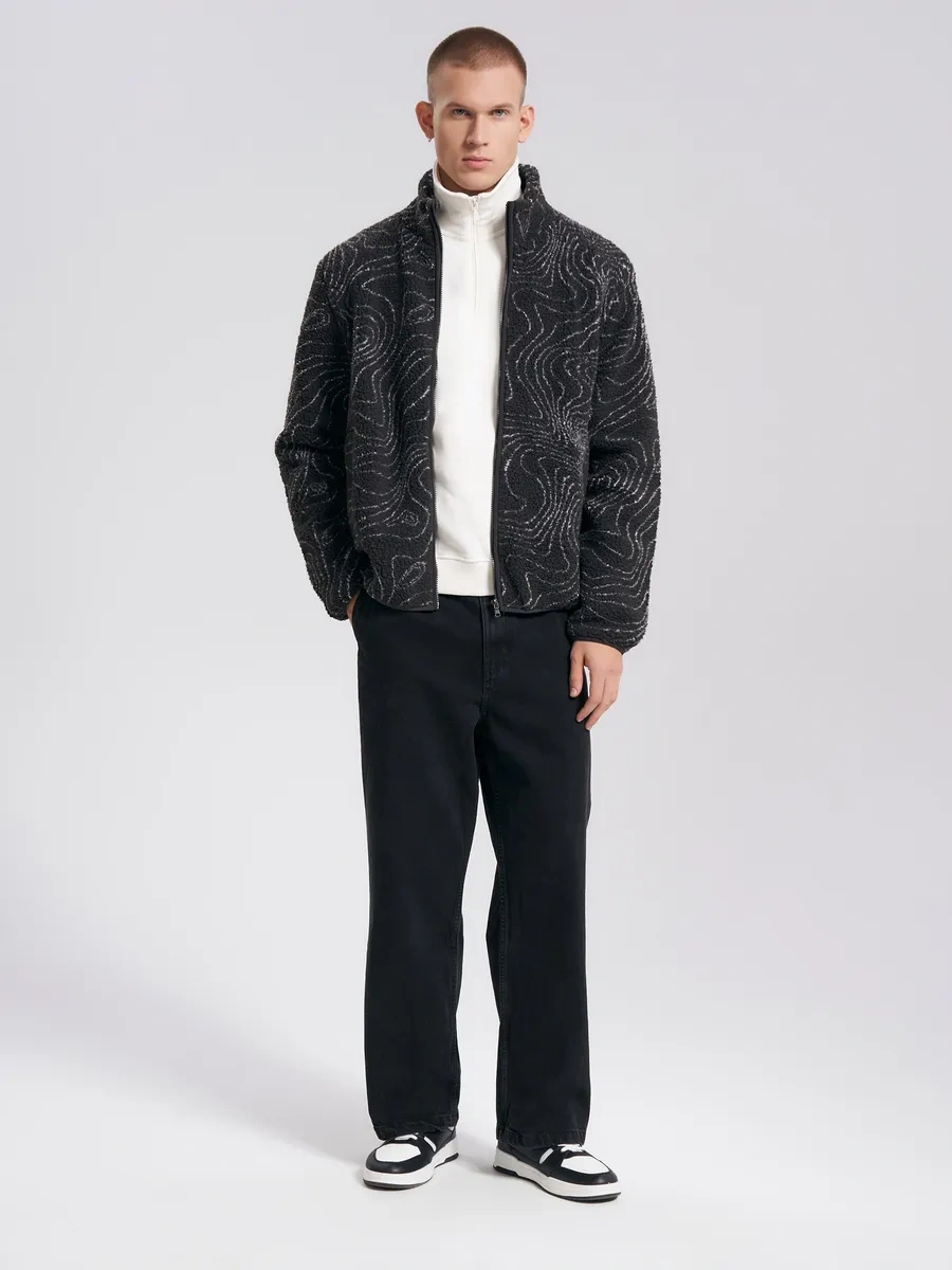 Tvoe Mevsimlik Peluş Cheburashka Ceket 279300027 Siyah