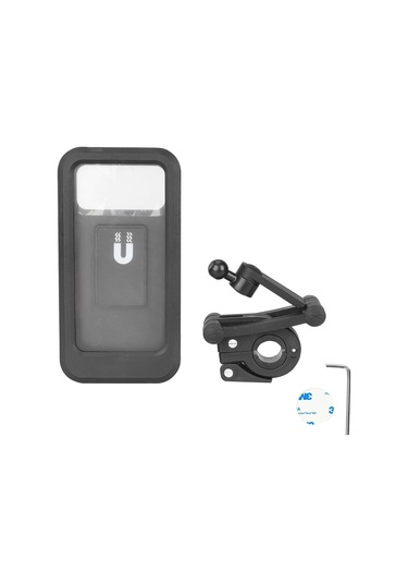 Qingmipy Bisiklet Motor Gps Telefon Tutucu: Su Geçirmez Manyetik Ekran Dokunmatik, Off-road Sürüşlerde Güvenli Konumlandırma