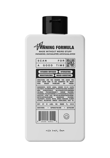 W Labs Fresh Ice 2'si 1 Arada Nemlendirici Şampuan Ve Saç Kremi 473ml Tüm Saç Tipleri