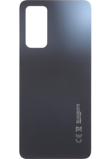 Cbtx Xiaomi 12 Lite Cam Pil Arka Kapağı Uyumlu Siyah