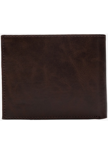Ac&co / Altınyıldız Classics Erkek Kahverengi Hediye Kutulu Kart Bölmeli Cüzdan Kahverengi