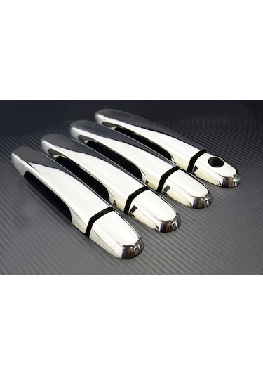 Toyota Corolla Uyumlu Krom Kapı Kolu 2007-2013 4 Kapı Paslanmaz Çelik N11.1060