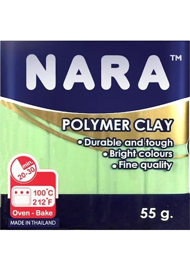 Polimer Kil 55 Gram Pm42 Pastel Green 6'lı Şirink Pastel Yeşil