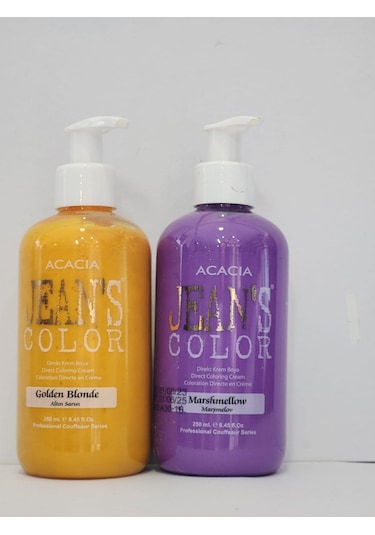 Acacia Jean's Color Altın Sarısı - Marşmelow Saç Boyası 2 x 250 ML