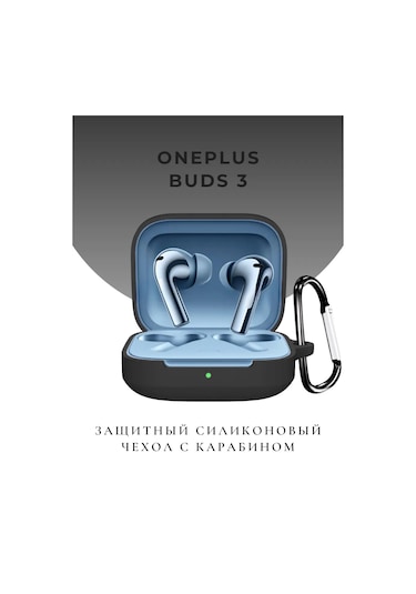 Casetime Oneplus Buds 3 İçin Darbeye Dayanıklı Kulaklık Kılıfı 345374673 Siyah