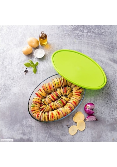 Pyrex 346p002/7045 Cam Saklama Kabı  35 x 24 CM