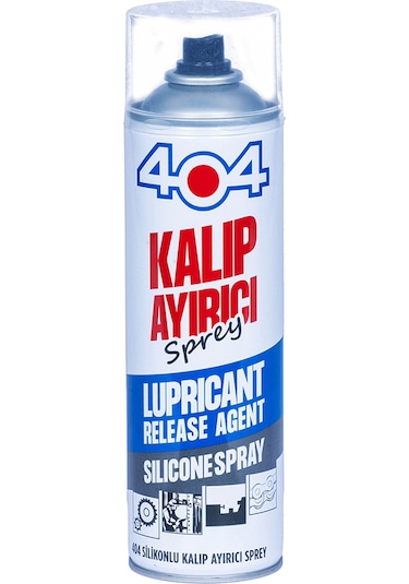 404 Silikonlu Kalıp Ayırıcı Sprey 400ml 20li Koli