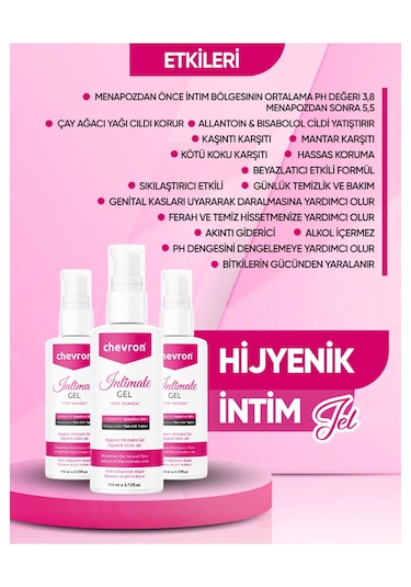 Chevron Parfümlü İntim Jel 110 ML