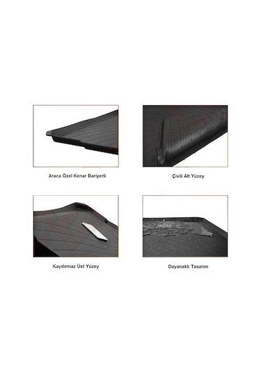 Dacia Duster Bagaj 4X2 Refref 4D Kauçuk Bagaj Havuzu 2018 2022