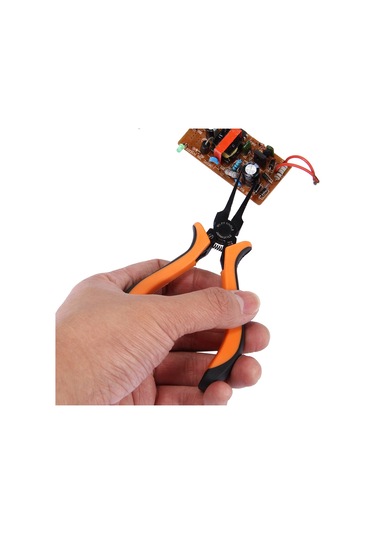 Wlxy 4.5 İnç Elektronik Pense İnce Düz Kargaburun Tamir El Aleti