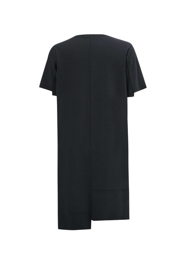 Peraluna Ince Yazlık Pamuklu Kadın Triko Elbise Antrasit Antrasit