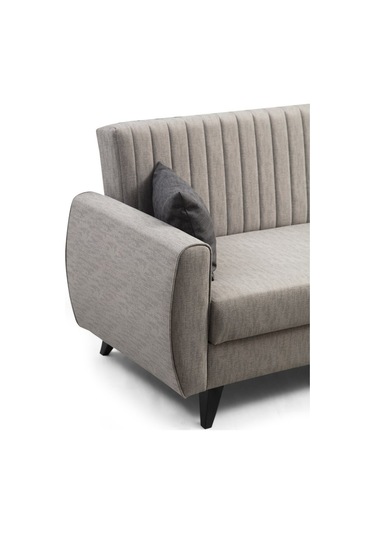 Minarmobilya Alkon Sandıklı Bazalı L Köşe Koltuk Ve Berjer - Açık Gri