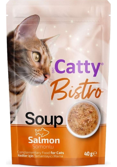 Catty Bistro Somonlu Kedi Çorbası 40 Gr