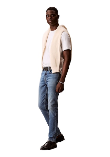 Calvin Klein Lv04rf742g Slim Taper Erkek Jean Pantolon Mavi Calvin Klein Lv04rf742g Slim Taper Erkek Jean Pantolon Mavi