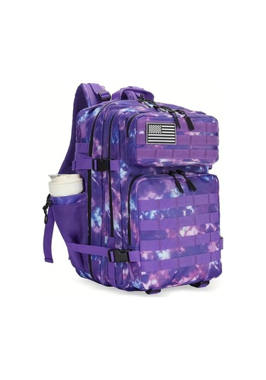 Dashanshop 11.89gal Army Green Sırt Çantası Günlük Spor Fitness Kamp Yürüyüş Okul Seyahat Çanta Hediye Altın