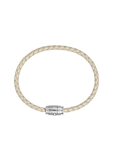 Montblanc Meisterstück Collection Bulutlu Bej Deri - Steel Bilekl Bej