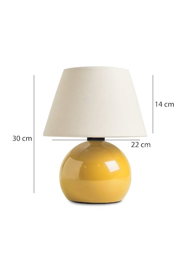 Homing Carpi Sarı Küre Abajur 241820 Krem
