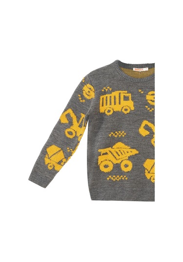 Denokids Mshb&g İnşaat Araçları Erkek Çocuk Kazak