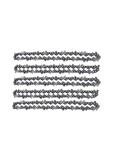 Ximistore9 5 Adet 6 İnç Karbon Çelik Mini Testere Zinciri - 37 Bölümden Oluşan Taşınabilir Değişim Aksesuarı