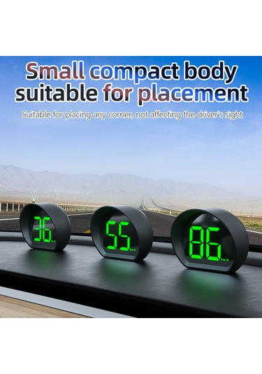 Suofeng "araçlar İçin 3 İnç Hud Göstergesi - Gps, Hız Ve Plug & Play Kurulum"