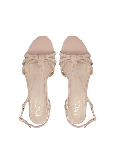 Tamer Tanca Kadın Vegan Bej Topuklu Ayakkabı 932 2941 Bn Ayk Y25 Nude Nude