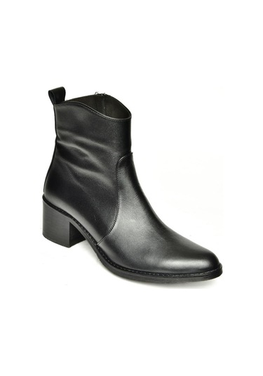 Fox Shoes T654043803 Siyah Hakiki Deri Kadın Bot Siyah-hakiki Deri Siyah