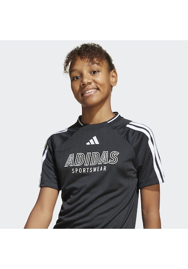Adidas Jı6178 J Hot Tee Çocuk T-shirt Siyah