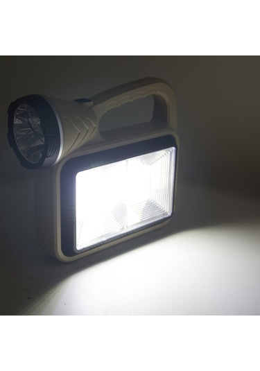 Panther Pt-2209 Usb Şarjlı Solar El Feneri Bej