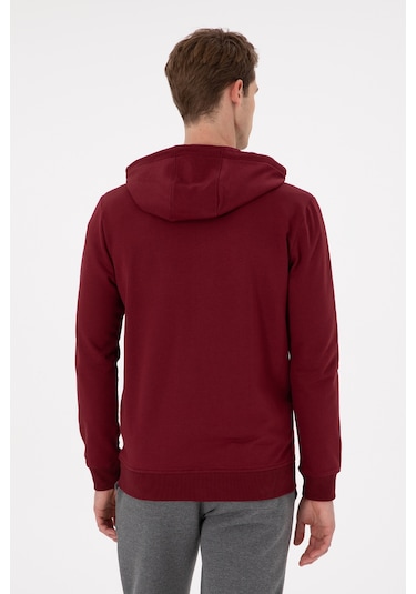 U.s. Polo Assn. Erkek Bordo Hırka Örme 50293649-vr014 Bordo